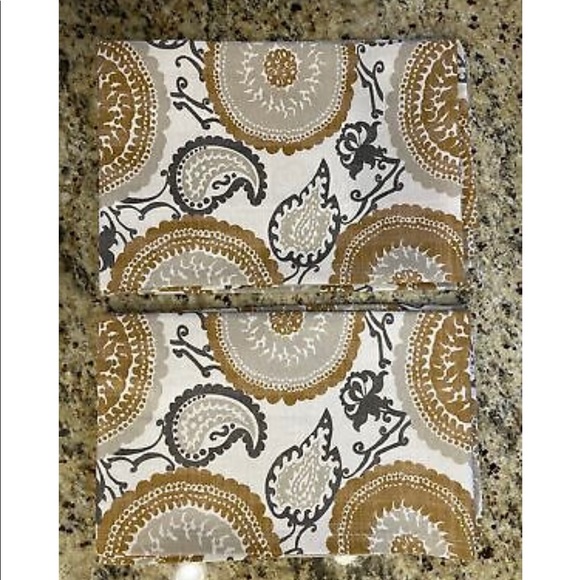 Threshold Farrah Medallion Panel Curtains - Picture 4 of 4